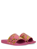 Versace Jeans Couture glider sandal med logo