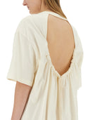 MSGM kort kjole med logo