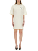 MSGM kort kjole med logo