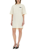 MSGM kort kjole med logo