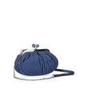 Max Mara Weekend Pasticcino Valois Small Blue Clutch