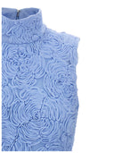 Rotate Birger Christensen 'Flower Mesh Maxi' Dress