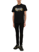 Versace Jeans Couture Baroque Outline Logo T Shirt