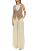 Chaleco De Tricot Con Lentejuelas Alysi