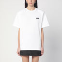 Rotate Birger Christensen T Shirt Over White In Organic Cotton