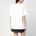 Rotate Birger Christensen T Shirt Over White In Organic Cotton