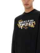 Versace Jeans Couture Sweatshirt med barokkontur logo