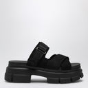 Ugg Black Nubuck e Fabric Ashton Slipper