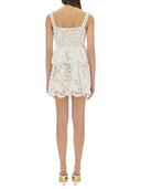 Self Portrait Lace Ruffle Mini Dress