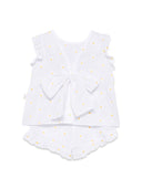 Traje de dos piezas blanco de Gufo
