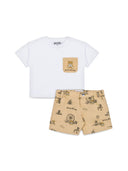 Moschino T -skjorte og shorts -sett