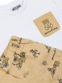 Moschino T -skjorte og shorts -sett
