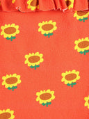 Bobo choisit le costume d'interopérabilité des filles avec des tournesols partout