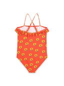 Bobo choisit le costume d'interopérabilité des filles avec des tournesols partout