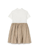 Vestido susurrado de Fendi FF
