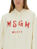 Bluza msgm z szczotkowanym logo