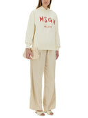 Bluza msgm z szczotkowanym logo
