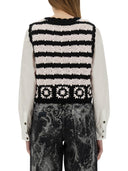 Ganni Crochet Knit Vest