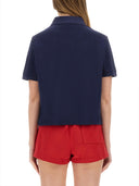 Sporty&Rich Cotton Pique Polo