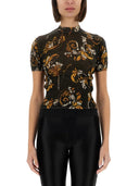 Versace Jeans Couture "Outline Baroque" Knitted T Shirt