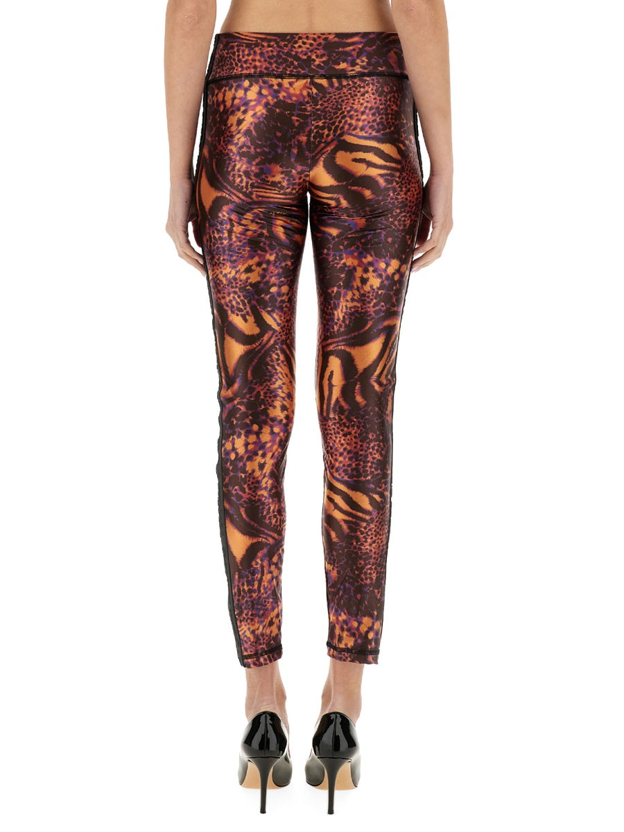 プリント付きVersace Jeans Coutureレギンス