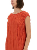 Alysi金属纱布长裙连衣裙