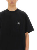 Adlyde "øjne" t -shirt med lomme