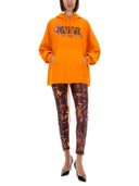 Versace Jeans Couture Hoodie mit Logo und Kristallen