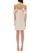 Self Portrait Mini Dress With Floral Appliqués