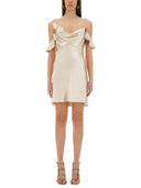 Self Portrait Mini Dress With Floral Appliqués