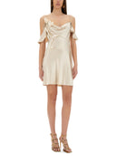 Self Portrait Mini Dress With Floral Appliqués