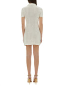 Self Portrait Mini Crochet Dress With Sequins