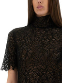 Alexander Mc Queen Spider Web Lace Top