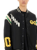 Chaqueta de bombardero de satén Barrow