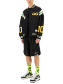 Chaqueta de bombardero de satén Barrow