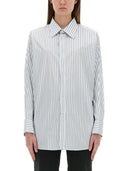 Camisa de algodón a rayas de Maison Margiela