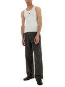 Marine Serre Tank Top A Costine Con Logo Moon