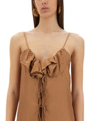Vestido enagua con volantes de Dries Van Noten
