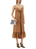 Vestido enagua con volantes de Dries Van Noten