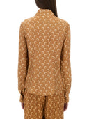 Marine Serre "Moon" Satin Shirt