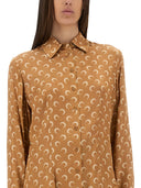 Marine Serre "Moon" Satin Shirt