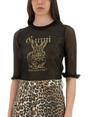 Ganni Transparent Jacquard Top