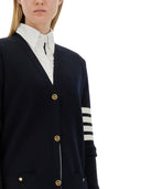 Thom Browne 4 Bar Long Cardigan