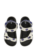 Sandalia moschino con logotipo