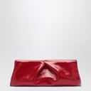Dries Van Noten Large Red Patent Leather Clutch Bag