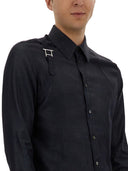 Alexander Mc Queen Harness -shirt med t spænde