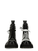 Bota de encaje moschino