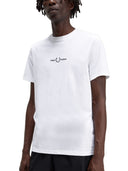 Fred Perry T Shirt With Logo Embroidery