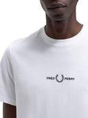 Fred Perry T Shirt With Logo Embroidery