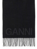 Ganni Scarf With Logo
